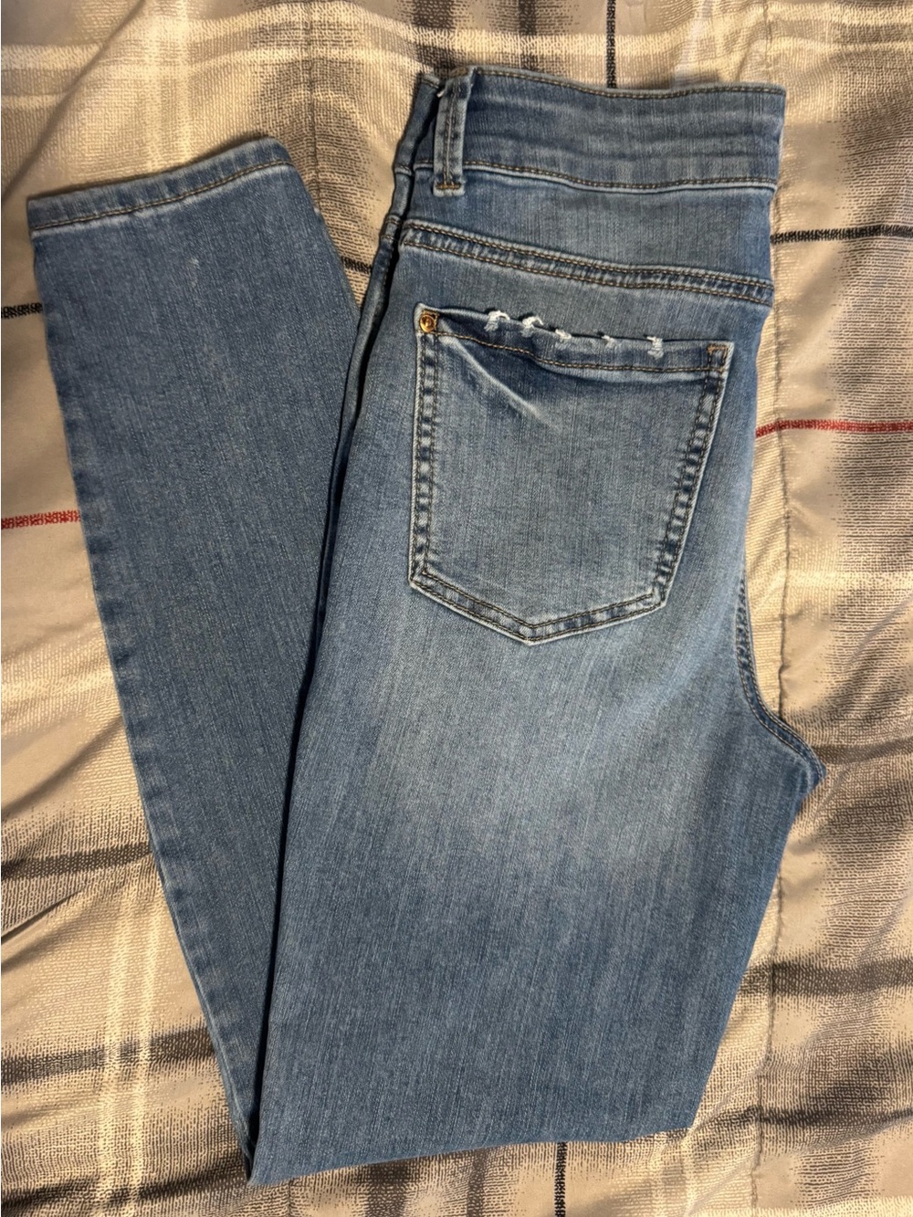 EverFlex by Maurice’s Women's Skinny Jeans in Light Blue Denim